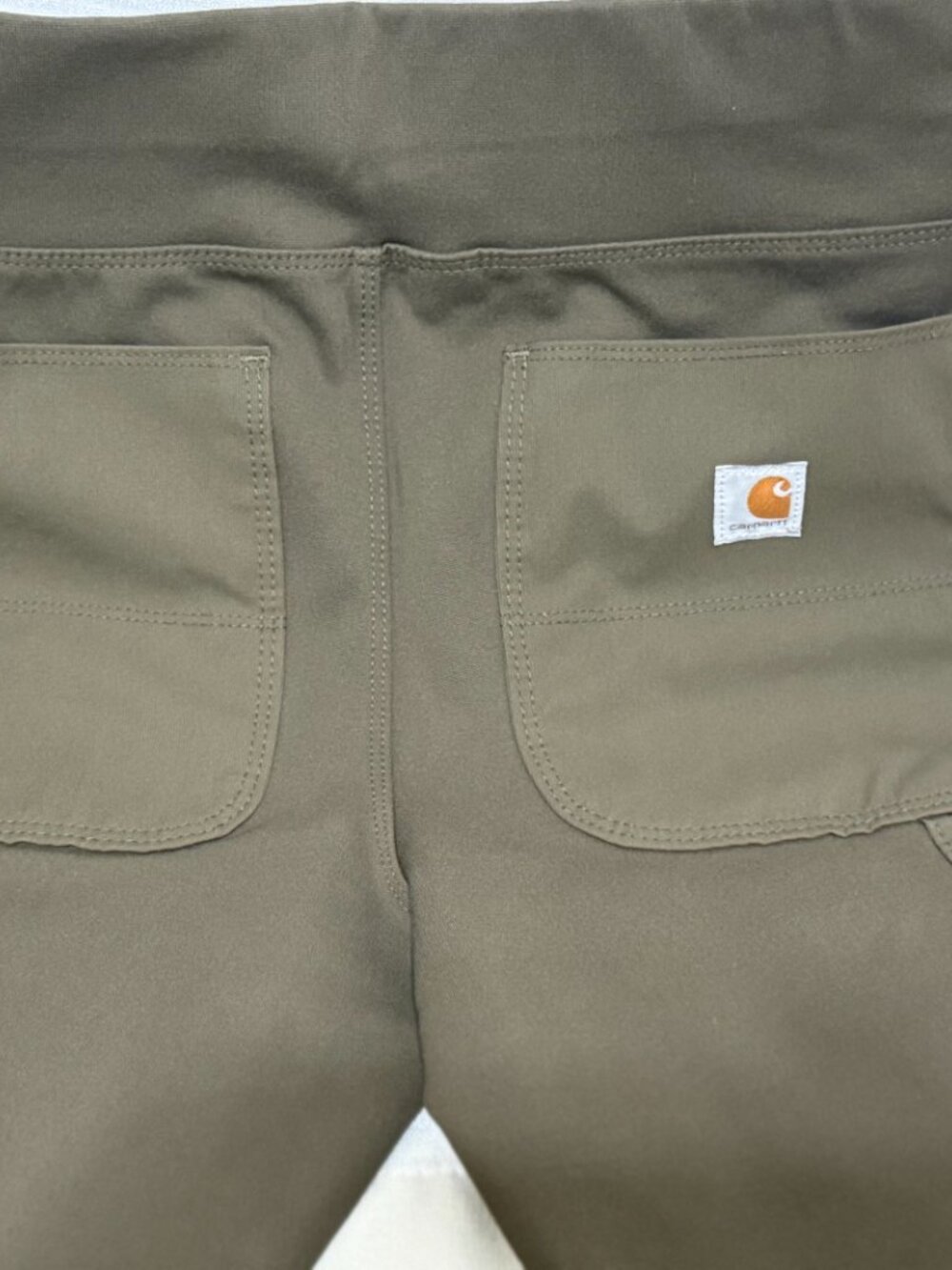 Carhartt Force Fitted Midweight Utility Legging, Medium, Olive Green - Picture 4 of 8
